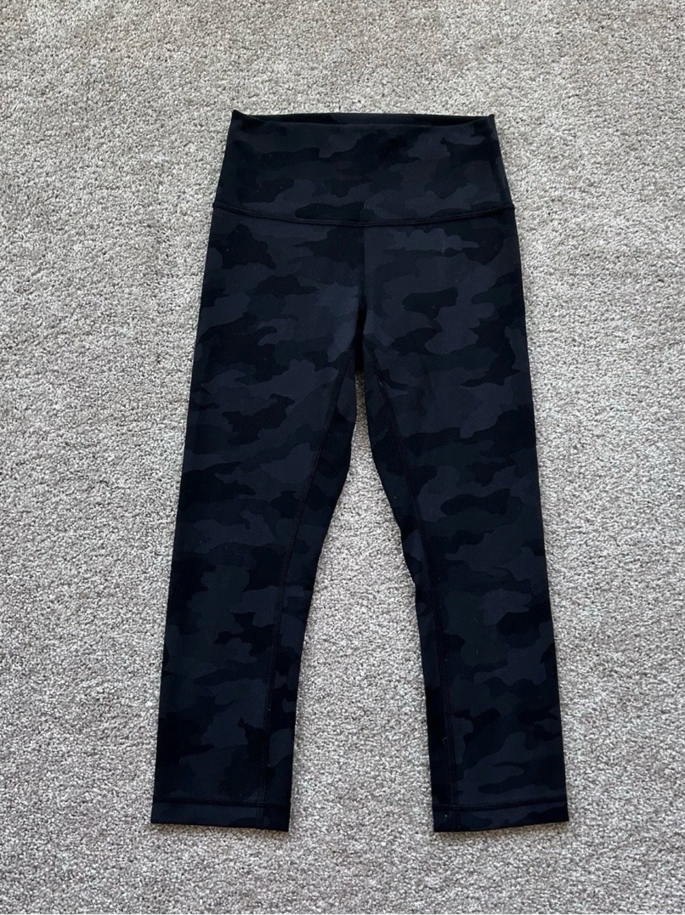 Lululemon Wunder Train HR Crop 21 Heritage 365 Camo Deep Coal Multi Leggings 6 - Picture 2 of 9